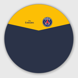 Круглый коврик для мышки Paris Saint-Germain - Navy Yellow Collections 2022