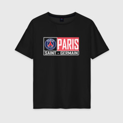 Женская футболка хлопок Oversize Paris Saint-Germain - New collections