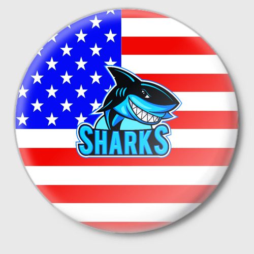 Значок Sharks USA