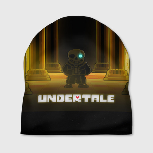 Шапка 3D undertale sans