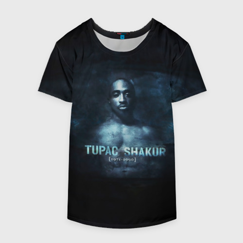 Накидка на куртку 3D Tupac Shakur 1971-1996, цвет 3D печать - фото 4