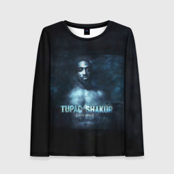 Женский лонгслив 3D Tupac Shakur 1971-1996