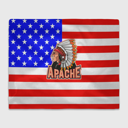 Плед 3D Apache, цвет 3D (велсофт)
