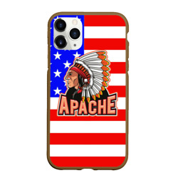 Чехол для iPhone 11 Pro Max матовый Apache