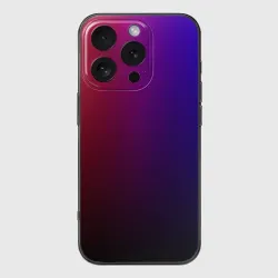 Чехол для iPhone 16 Pro силиконовый с защитой камеры Градиент 3
