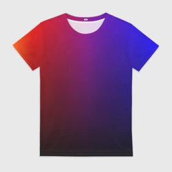 Женская футболка 3D Градиент 3