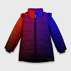 Зимняя куртка для девочек 3D Градиент 3