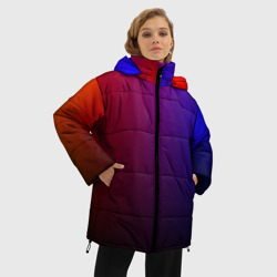 Женская зимняя куртка Oversize Градиент 3 - фото 2