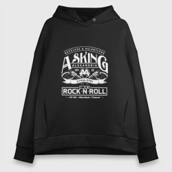 Женское худи Oversize хлопок Asking Alexandria две эмблемы