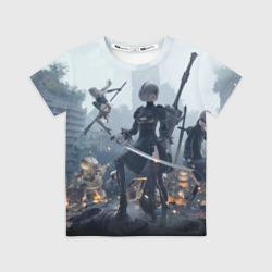Детская футболка 3D Nier Automata