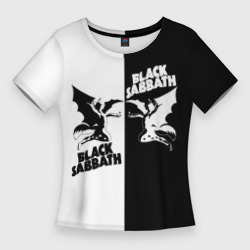 Женская футболка 3D Slim Black Sabbath