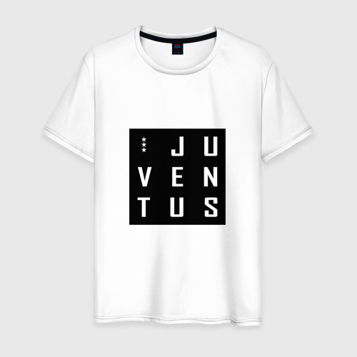 Мужская футболка хлопок Juventus - New 2022, цвет белый