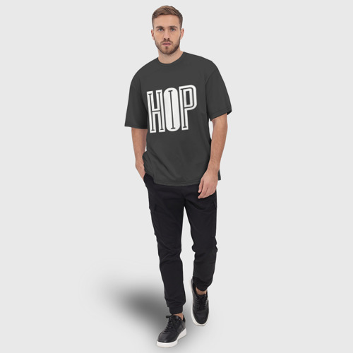 Мужская футболка oversize 3D Хип хоп hip hop, цвет 3D печать - фото 5