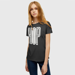 Женская футболка 3D Хип хоп hip hop - фото 2