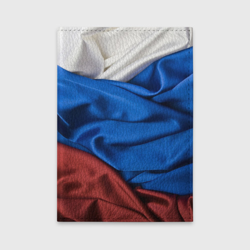 Обложка для автодокументов Российский Триколор, цвет черный