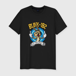 Мужская футболка хлопок Slim Заяц Blink-182