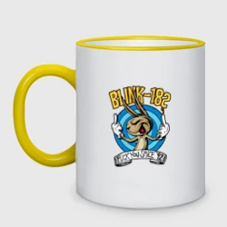 Кружка двухцветная Заяц Blink-182