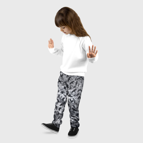 Детские брюки 3D Вороны, цвет 3D печать - фото 3