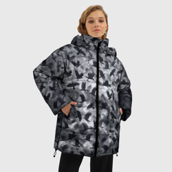Женская зимняя куртка Oversize Вороны - фото 2