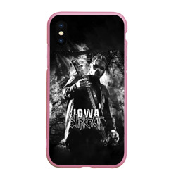 Чехол для iPhone XS Max матовый Slipknot iowa