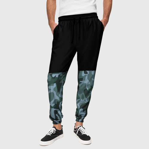Мужские брюки 3D Зимний Камуфляж, цвет 3D печать - фото 4