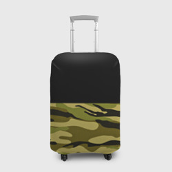 Чехол для чемодана 3D Лесной Камуфляж
