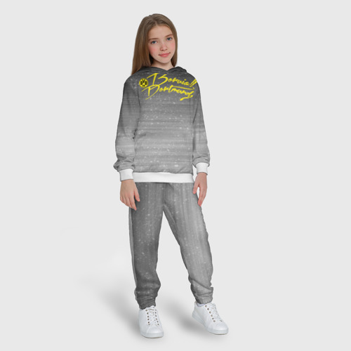 Детский костюм с толстовкой 3D Borussia Dortmund - New Design 2022, цвет белый - фото 5