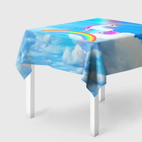Скатерть 3D Единорог