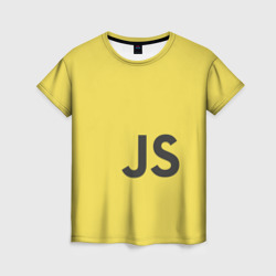 Женская футболка 3D Javascript