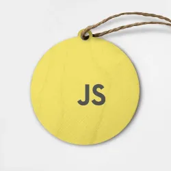 Деревянная игрушка круг Javascript