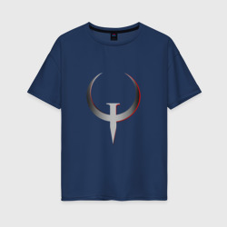 Quake Champions - Logo – Футболка оверсайз из хлопка с принтом купить со скидкой в -16%