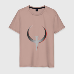 Мужская футболка хлопок Quake Champions - Logo