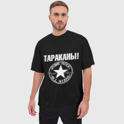 Мужская футболка oversize 3D Тараканы - фото 2