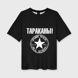 Женская футболка oversize 3D Тараканы