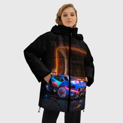 Женская зимняя куртка Oversize Rocket League - фото 2