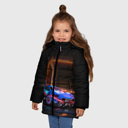 Зимняя куртка для девочек 3D Rocket League - фото 2