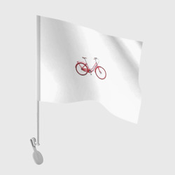 Флаг для автомобиля Велосипед