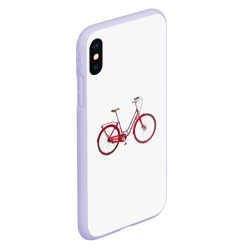Чехол для iPhone XS Max матовый Велосипед - фото 2