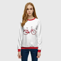 Женский свитшот 3D Велосипед - фото 2