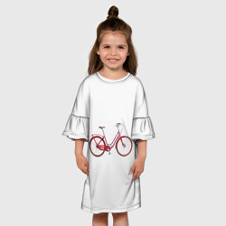 Детское платье 3D Велосипед - фото 2