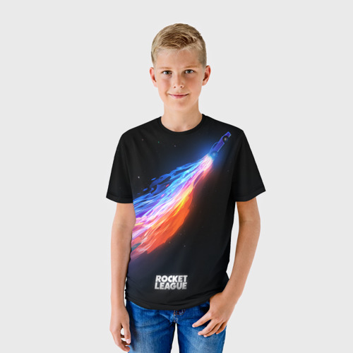 Детская футболка 3D Rocket League, цвет 3D печать - фото 3
