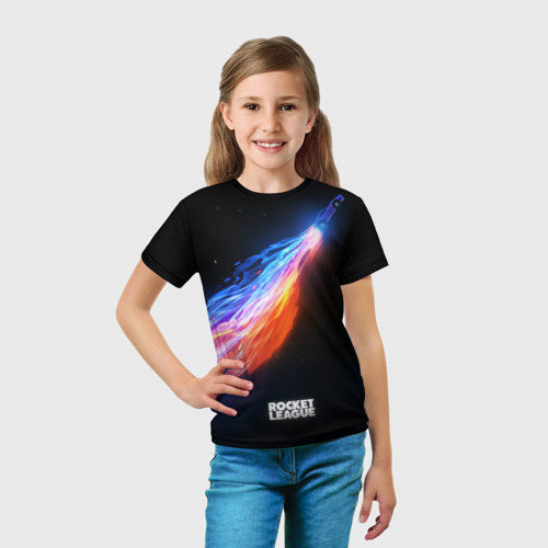 Детская футболка 3D Rocket League, цвет 3D печать - фото 5