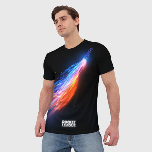Мужская футболка 3D Rocket League, цвет 3D печать - фото 3