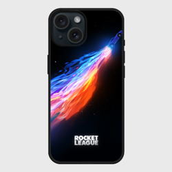 Чехол силиконовый для Apple iPhone 15 матовый Rocket League
