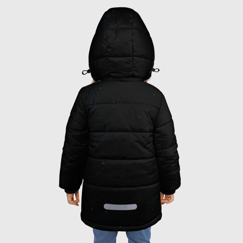 Зимняя куртка для девочек 3D Rocket League, цвет черный - фото 4