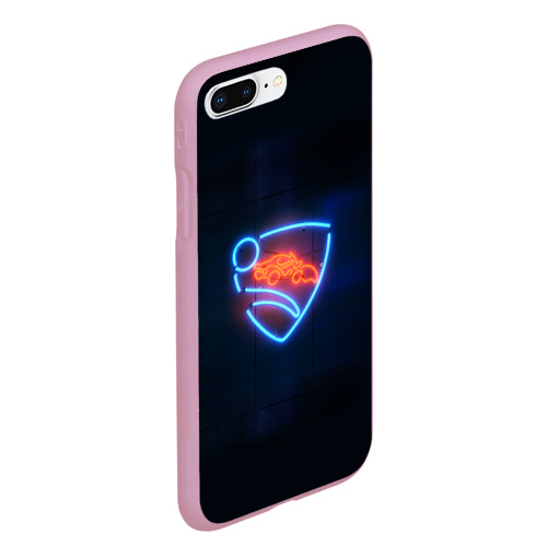 Чехол для iPhone 7Plus/8 Plus матовый Rocket League, цвет розовый - фото 3