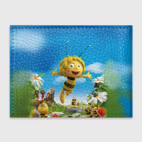 Обложка для студенческого билета Пчелка Майя, цвет черный - фото 2