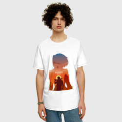 Мужская футболка хлопок Oversize Bioshock infinite - фото 2