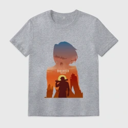 Мужская футболка хлопок Bioshock infinite