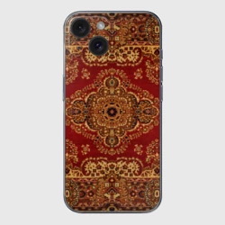 Чехол для iPhone 15 силиконовый с защитой камеры Его Ворсейшество ковёр бабушкин